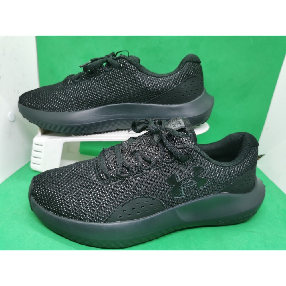 Under Armour-UA Womens Charged Surge 4 -3027007-002 Black Walking Shoes Size 9